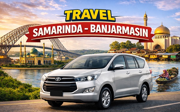 Travel Samarinda Banjarmasin - Armada Toyota Innova AC Nyaman, Harga Rp 500.000 per orang